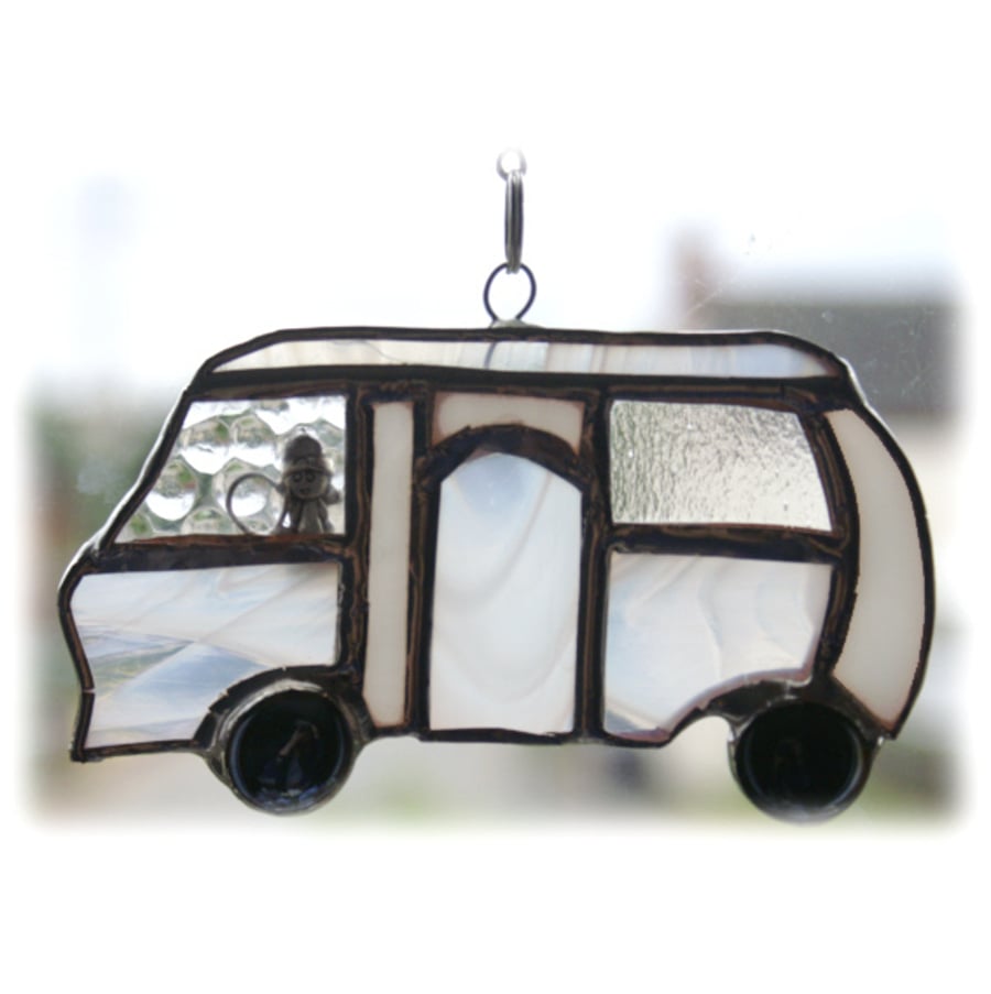  Mini Classic Motorhome Stained Glass Suncatcher Camping Holiday