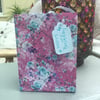 Handmade floral gift bag
