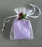 Hand Embroidered Pastel Flower Brooch  - Image 6