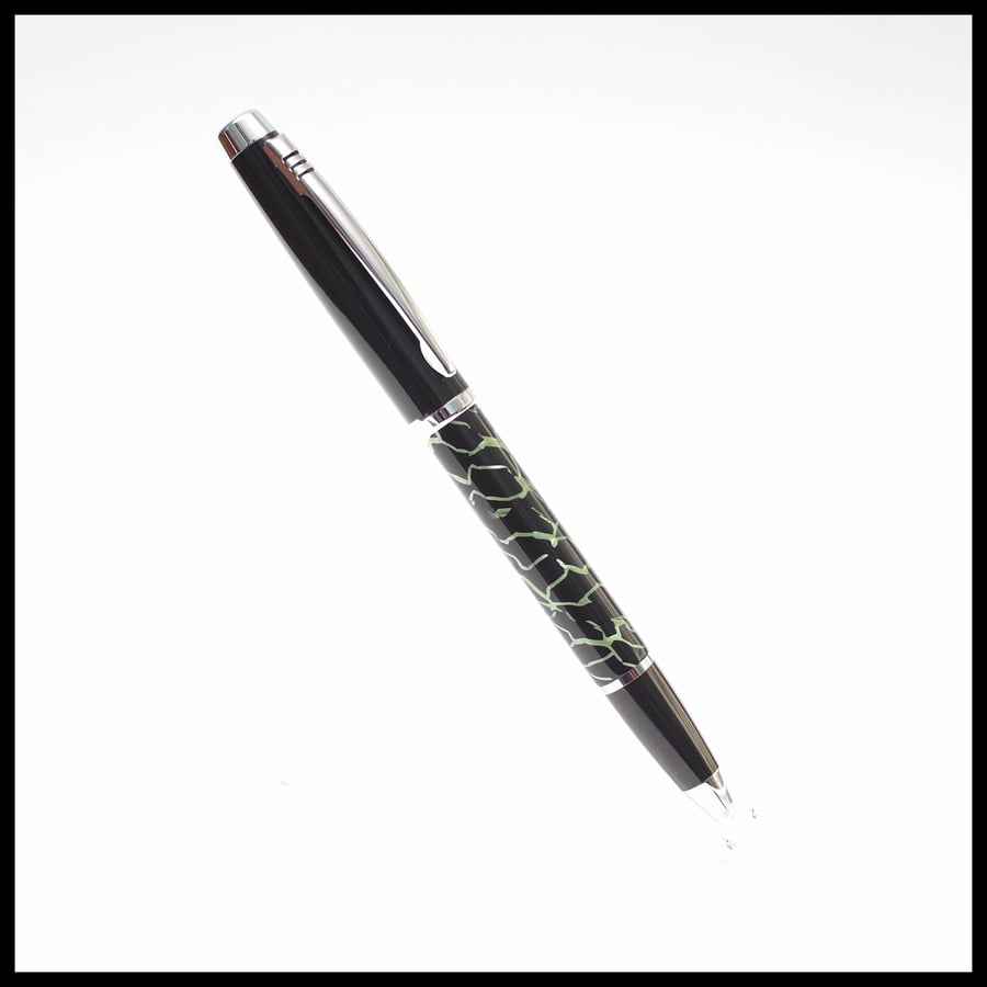 Pen. Handmade Comet Ballpoint Pen.