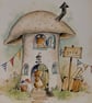 Mice and toadstool new home card - Image 2
