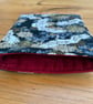 Japanese Cranes and Chrysanthemums Design Quilted Fabric I-Pad Sleeve  - Image 6