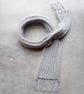 KNITTING PATTERN PDF Silver Ribbed Scarf - Image 3