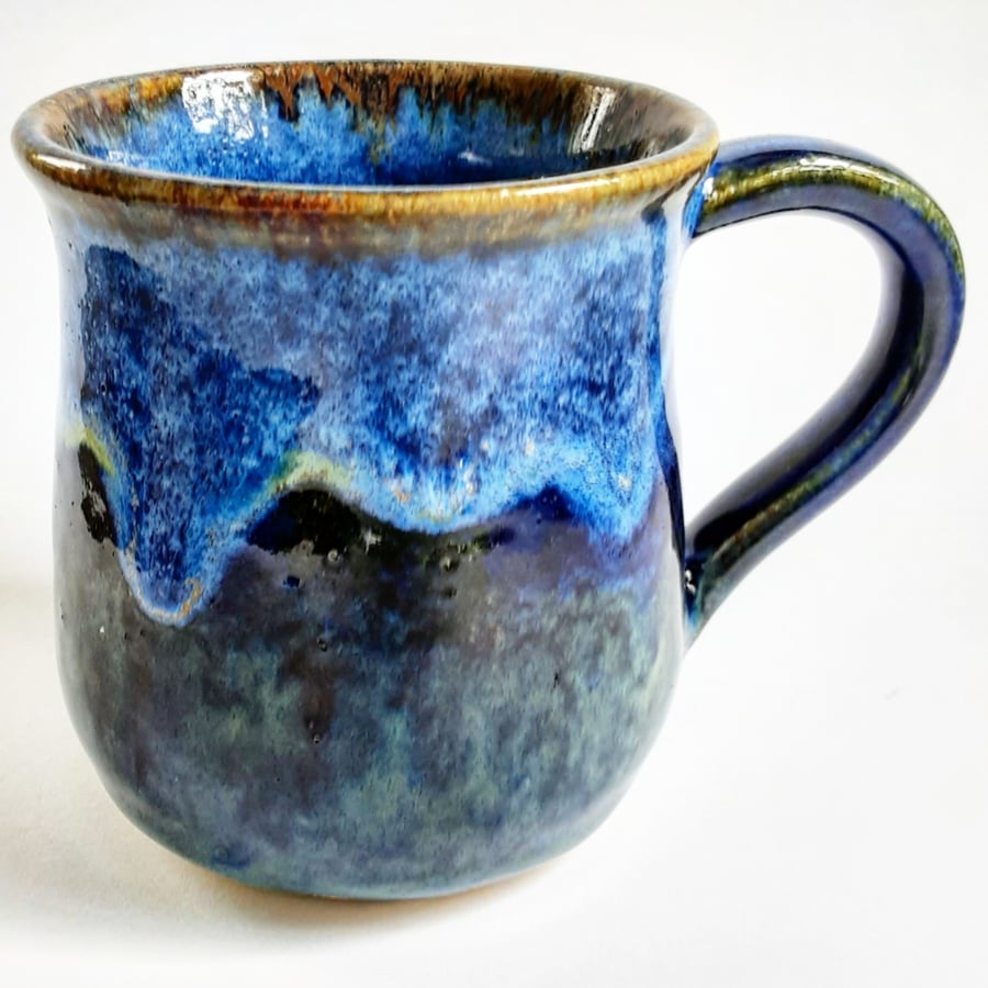Blue Wave Ceramic Mug 