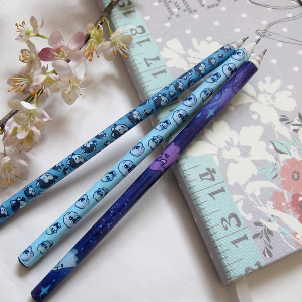 THREE Undertale Themed Pencils