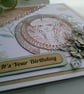 Boho Style Birthday Card - Bohemian Girl  - Image 2