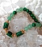 Malachite & Green Aventurine Bracelet