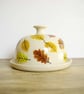 Butter Dish - Autumn Beech and Oak Leaves, Pattern - Image 2