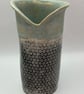 Hand crafted ceramic vase, with underglaze pattern. - Image 2