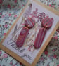 CLEARANCE! polymer clay earrings handmade- reduced-no 24