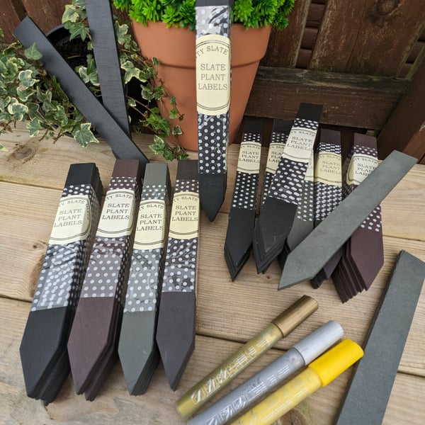 Slate Plant Labels, Herb Markers