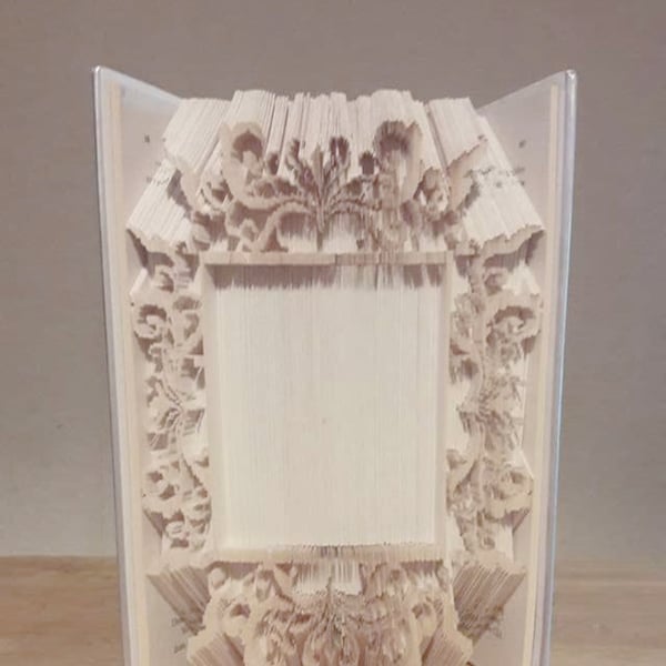 Photo Frame 1 COMBI Book Folding Pattern - EMAILED PDF PATTERN