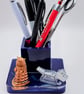 Doctor Who Themed Dalek K9 Resin Desk Organizer Pen Holder or Makeup Brushes