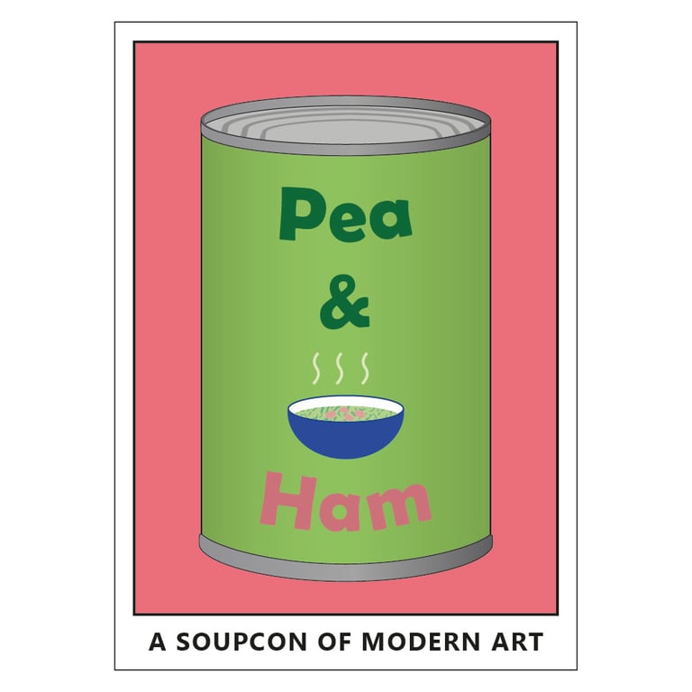 Soupcon Of Modern Art Postcard