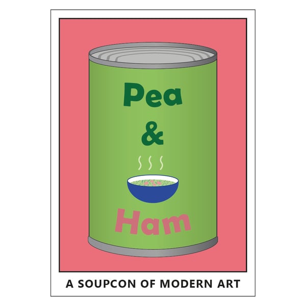 Soupcon Of Modern Art Postcard