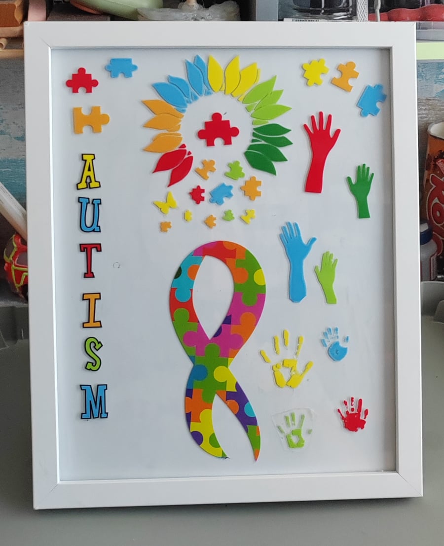 Autism Themed Frame 
