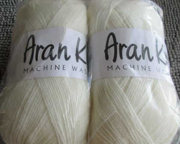 REDUCED 800 grams James C Brett Aran Knit 20% Wool 80% Acrylic