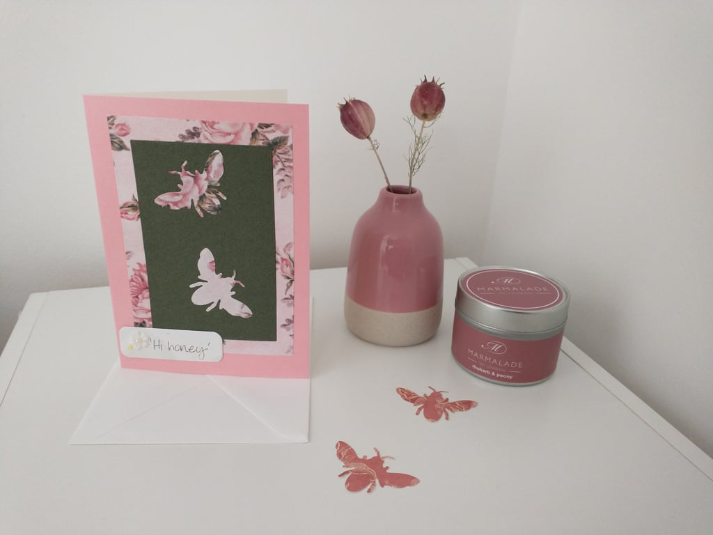 Birthday card - Bees