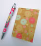 Perfectly imperfect floral A7 mini pocket notebook, seconds - Image 4