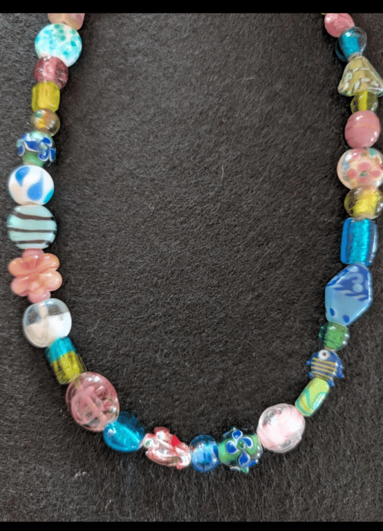 Fun Chunky Beaded Necklace 