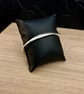 "Symbiosis" - Hand Forged Sterling Silver Bangle - 39g - Made to any size  - Image 4