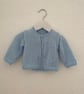 Hand knitted 3ply cardigan for a young baby - Image 7