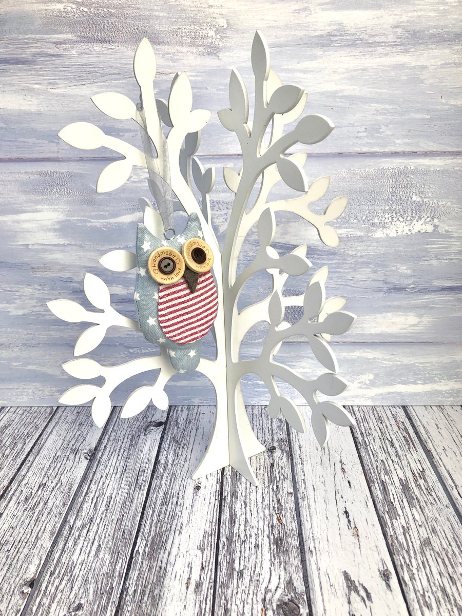 Perched Owl Decoration 