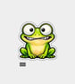 Funny Snarky Vinyl Sticker For Adults - Frog