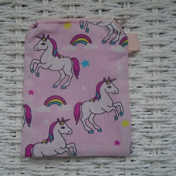 Standing Unicorn Coin Purse or Card Holder.