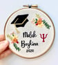 Graduation, Handmade Embroidery Hoop, Personalised Embroidery Hoop, Gift - Image 3