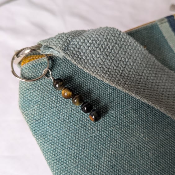 Tiger Eye Fidget Keyring