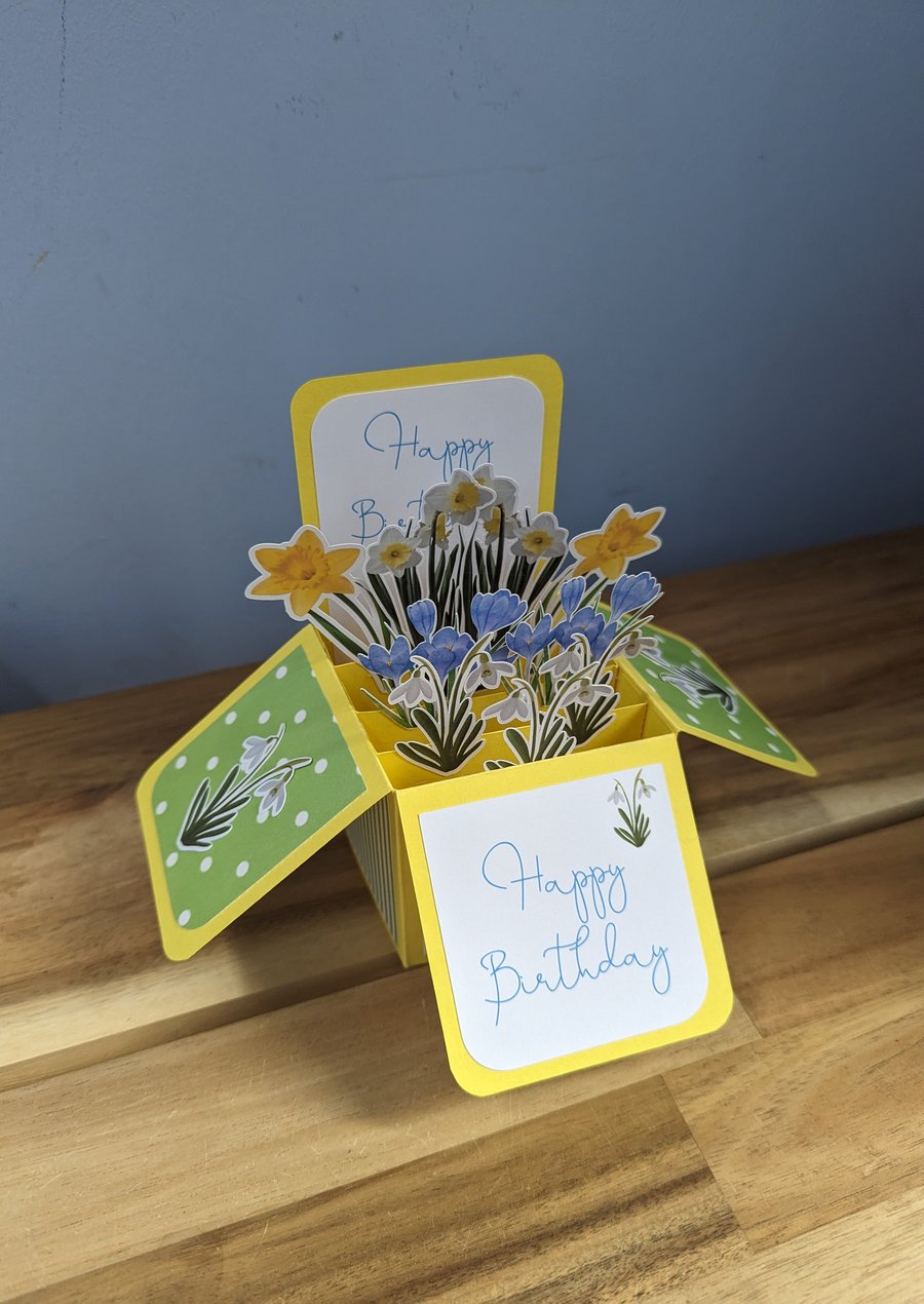 Spring Birthday Box Card