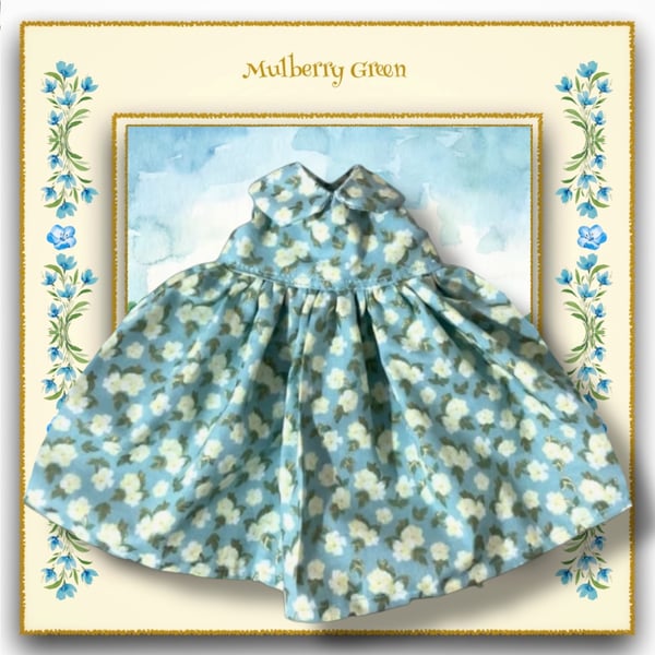 Gold Etched Floral Dress 