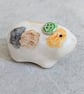 Guinea Pig Wedding Cake Toppers Ceramic Figurine  - Image 6
