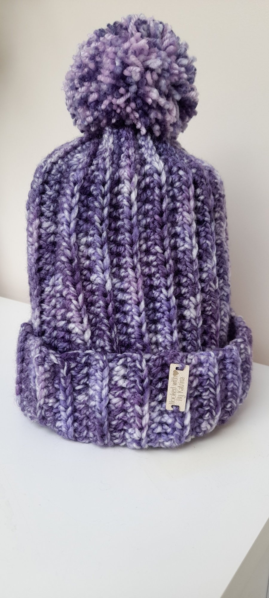 Chunky Crocheted Bobble Hat