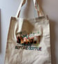 Moody before Coffee Highland Cow Tote 