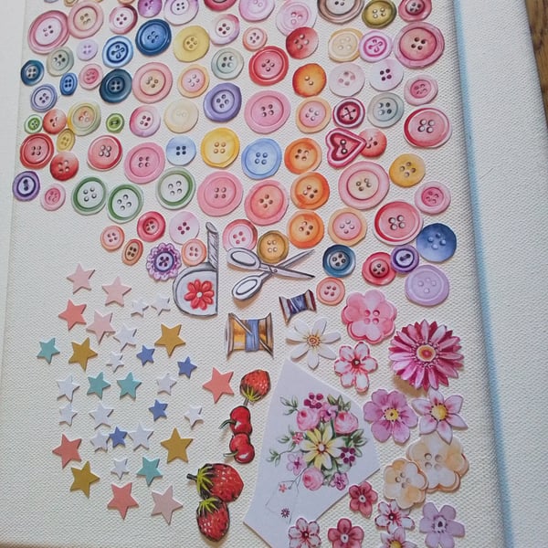 Random card making bits. Ref 413