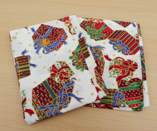 SALE (20% OFF) Fat Quarter of Christmas Fabric  