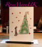 Dog Meets Naughty Cats in the Tree Christmas Card  - Image 5