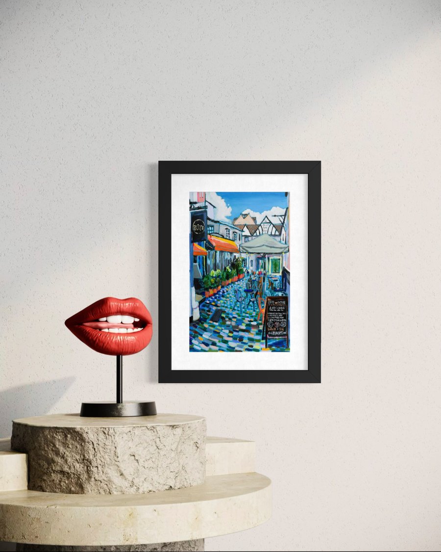 Giclee Print - Between Coffee and Conversations
