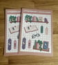Bookish Sticker Sheet – Books, Plants & Bookmarks – Laminated Vinyl - Image 2