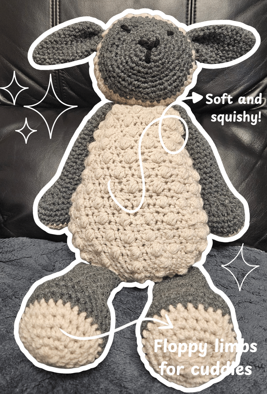 Crochet plushie- Sheep
