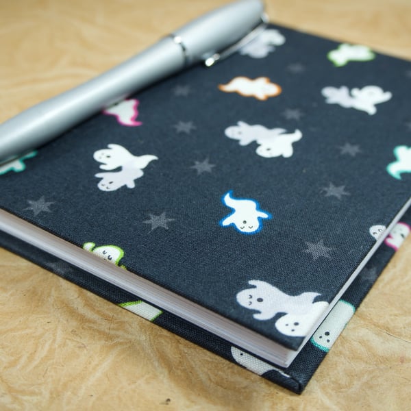 A6 Notebook with glow-in-the-dark ghost cover