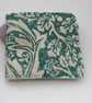 Handmade Dark Green Morris Pattern Needlebook