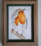 Original Robin Painting, Watercolour Artwork - Image 1