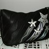Black and silver shooting star bag
