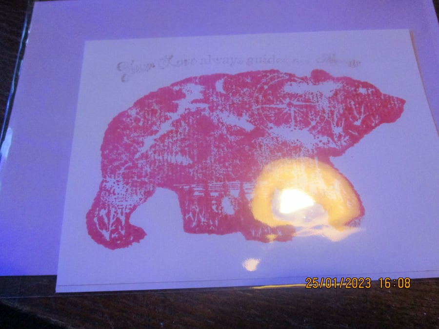 Your Love Always Guides meThrough Polar Bear Card