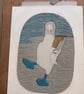‘Here comes Gerald’ Reduction Lino Print - Image 5