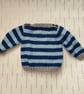Blue striped jumper - Image 1