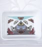 British Butterfly Pattern Ceramic Dish, 13 x 9.5cm, Many Uses - Image 1